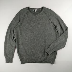 ⛳Peter Millar Gray Knit Crewneck Sweater | Size L | Fall Golf Business Causal